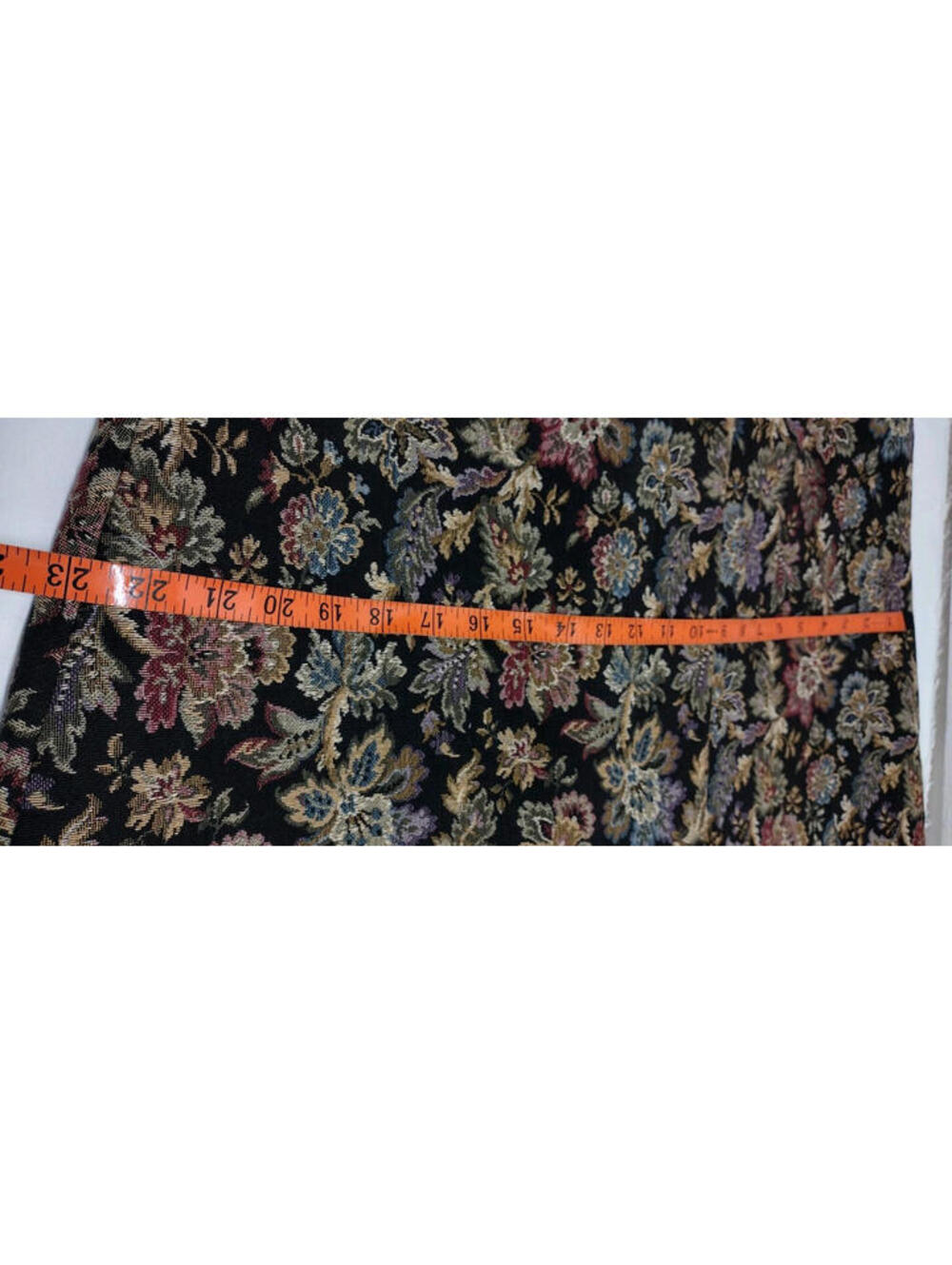 Vintage Tapestry Boho Coat Wide Collar Victorian Chic Lavender Burgundy S/ Med - Picture 13 of 16